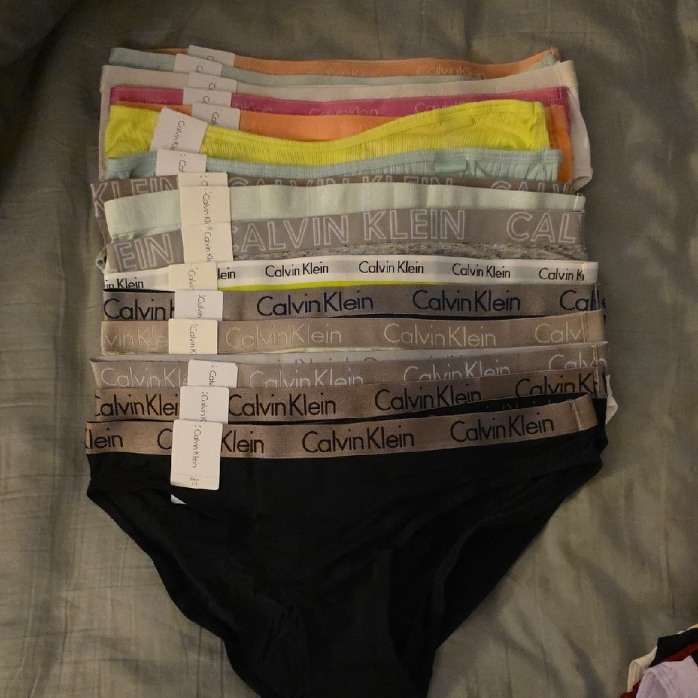 Calvin Klein Women's Colorful Panty Collection all bikini's and hipster's